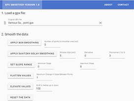 GPX Smoother